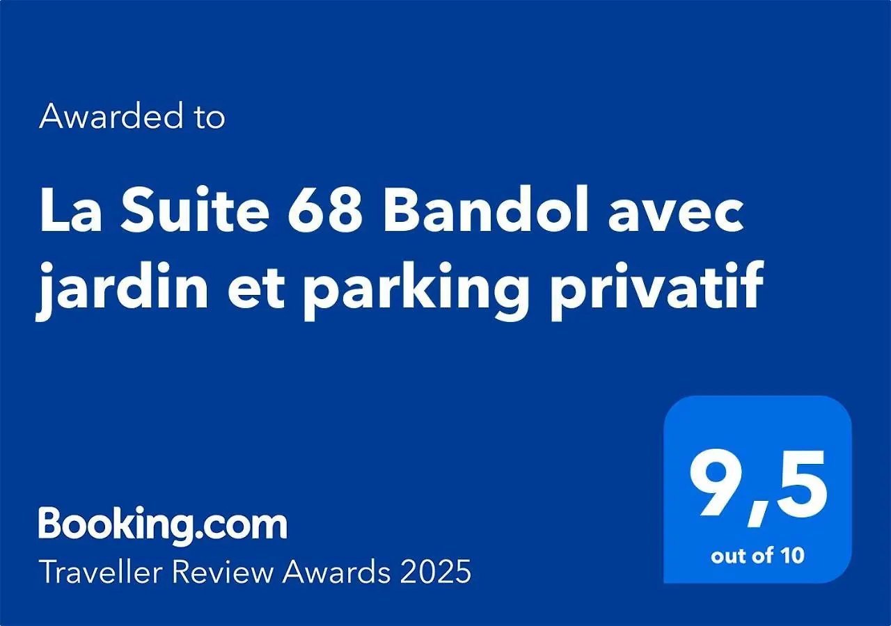 La Suite 68 Bandol Avec Jardin Et Parking Privatif France